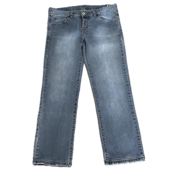 πποΈ ARITZIA Denim Forum Straight Leg Jeans | Blue Gray Mid Rise | US Size 30 - Picture 1 of 5